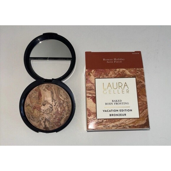 LAURA GELLER BAKED BODY FROSTING (ROMAN HOLIDAY) SATIN FINISH VACATION EDITION - Picture 3 of 4
